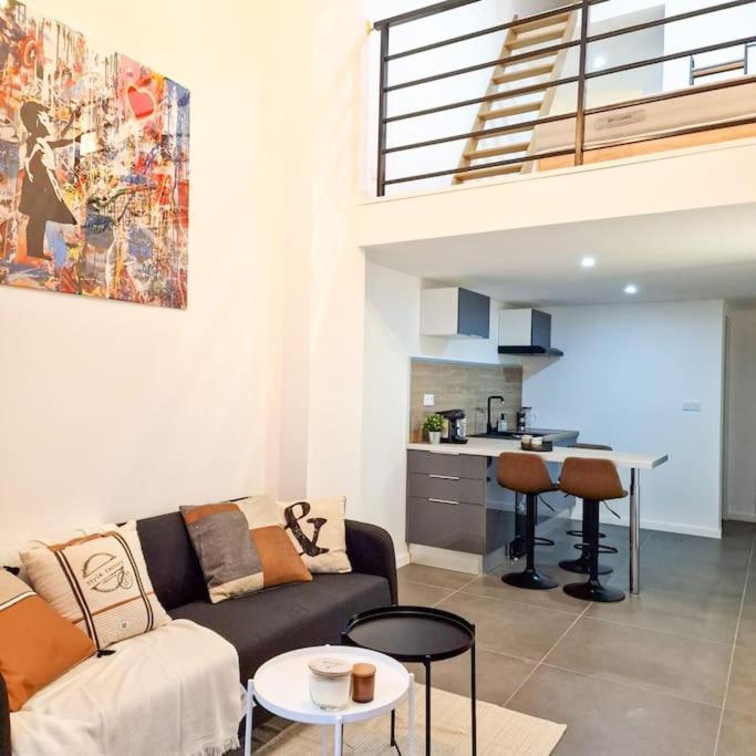 L'Atelier C Magnifique Loft Avec Terrasse Privee Appartement Saint-Etienne  Buitenkant foto